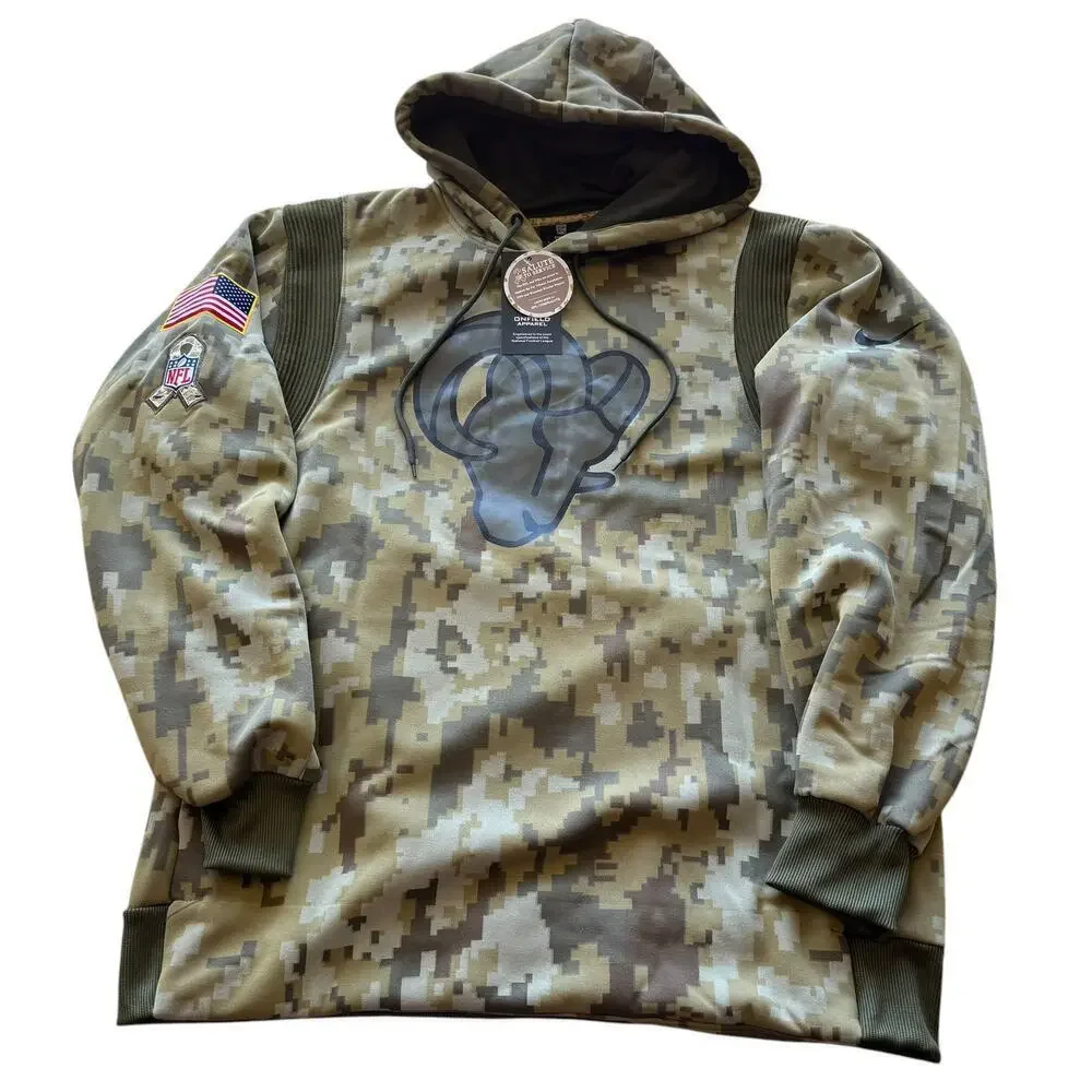 Nike Los Angeles Rams Salute To Service #99 Donald NWT Performance Hoodie Size L